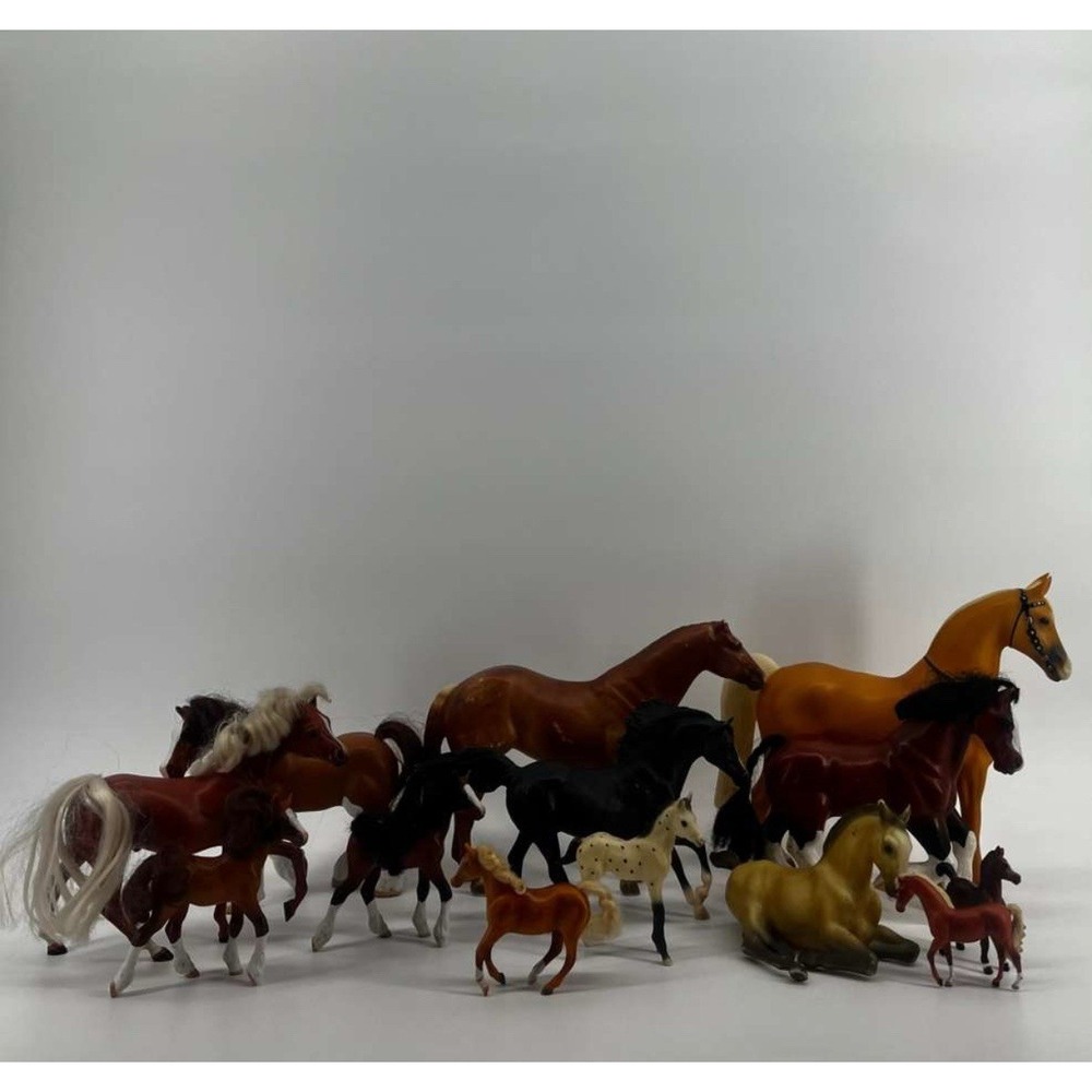 Breyer Marchon Empire Industries Lot of 13 Horse Figurines Mixed Sizes